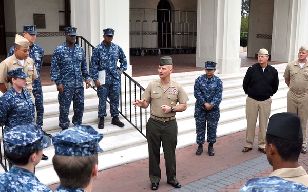 Acting chief addresses staff