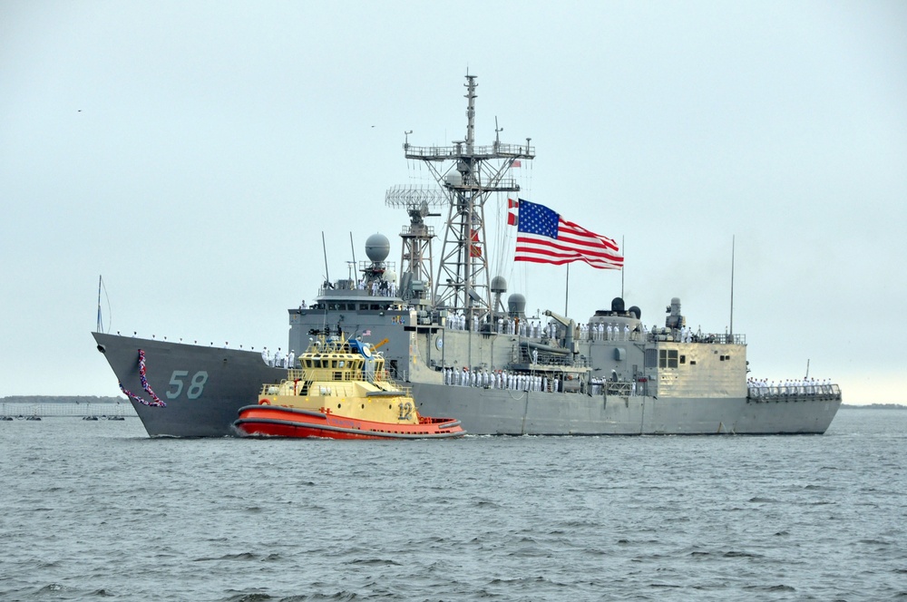 USS Samuel B. Roberts returns to Mayport