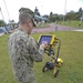 Ground-penetrating radar test