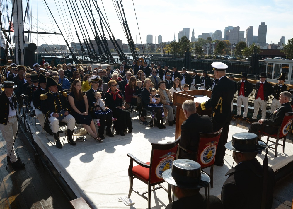 Retirement ceremony aboard USS Constitution