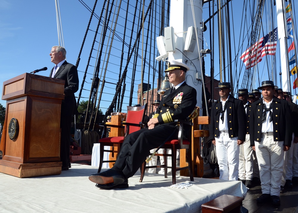 Retirement ceremony aboard USS Constitution