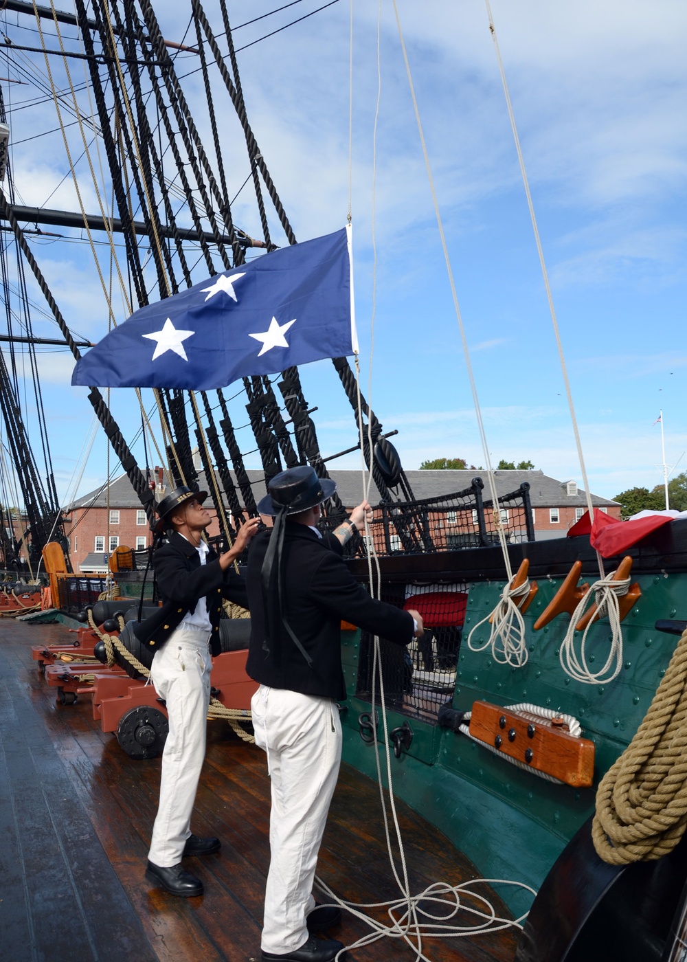 Retirement ceremony aboard USS Constitution