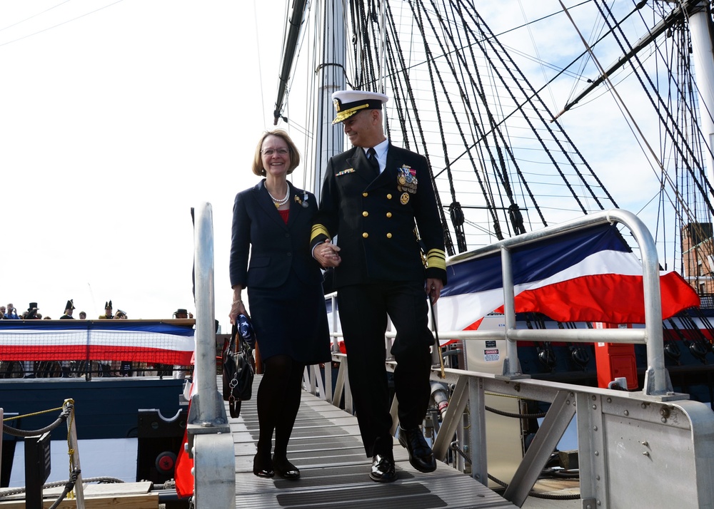 Retirement ceremony aboard USS Constitution