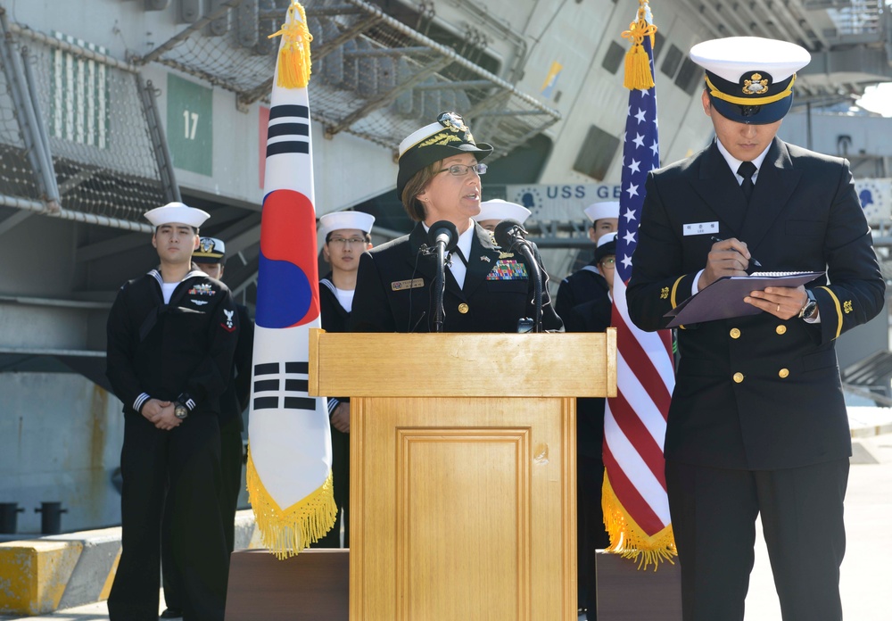 US Naval Forces Korea commander in Busan