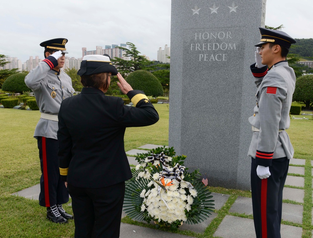 US Naval Forces Korea commander in Busan