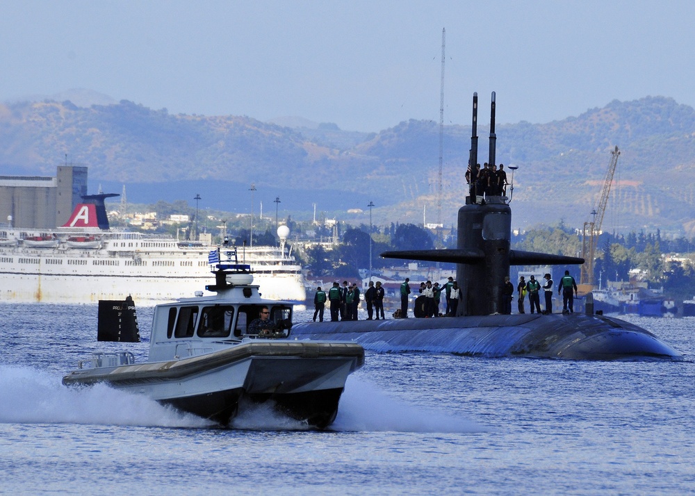 USS Helena visits Greece