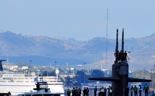 USS Helena visits Greece