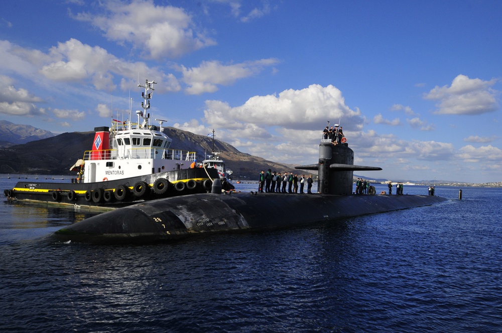 USS Helena visits Greece