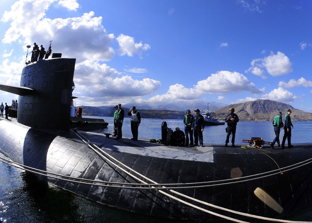 USS Helena visits Greece