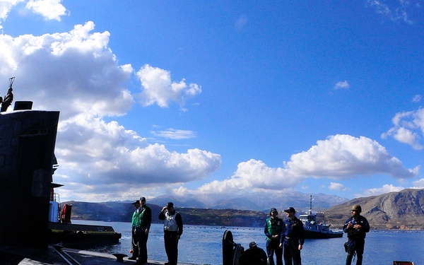USS Helena visits Greece