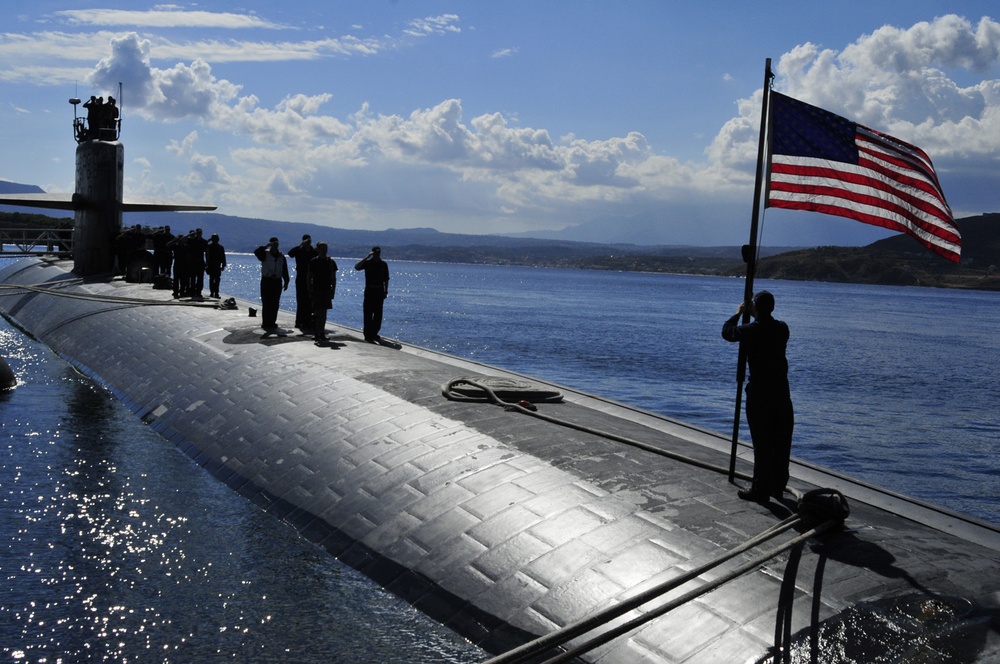 USS Helena visits Greece