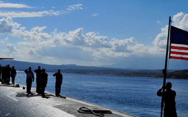 USS Helena visits Greece
