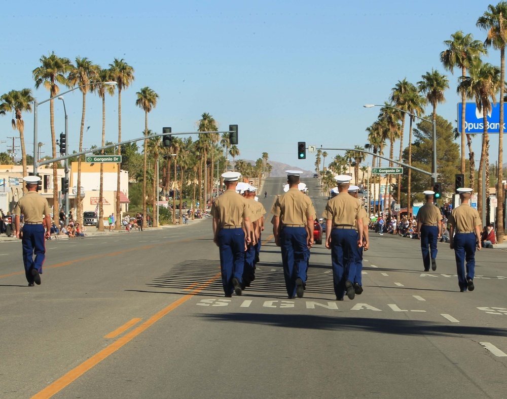 Combat Center Marines participate in Pioneer Days