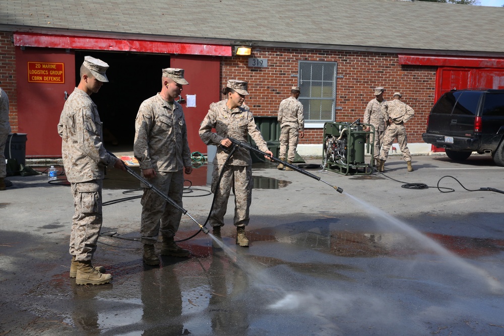 License to clean: Marines, sailors qualify for CBRN decontamination teams