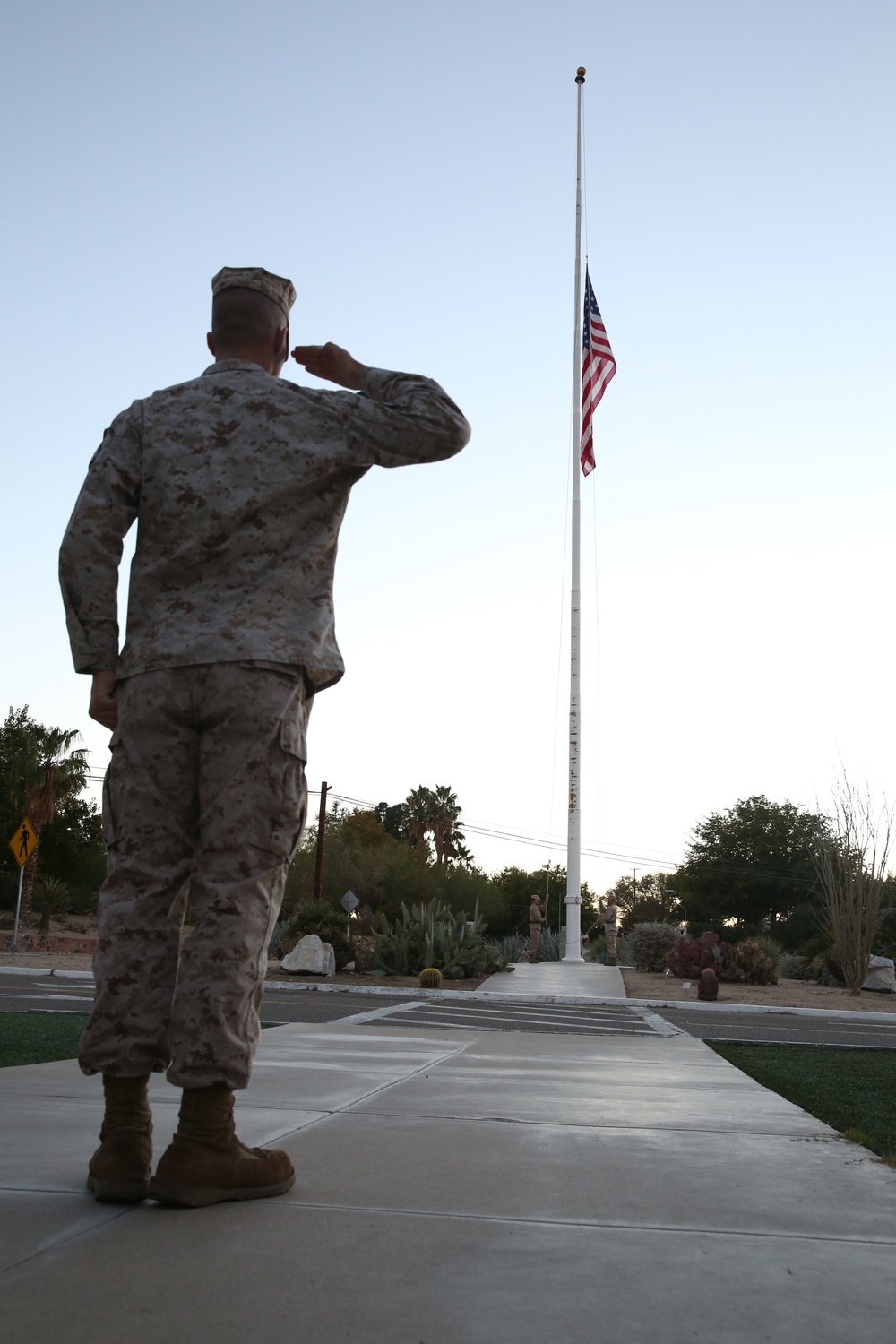 Evening colors on MCLB Barstow