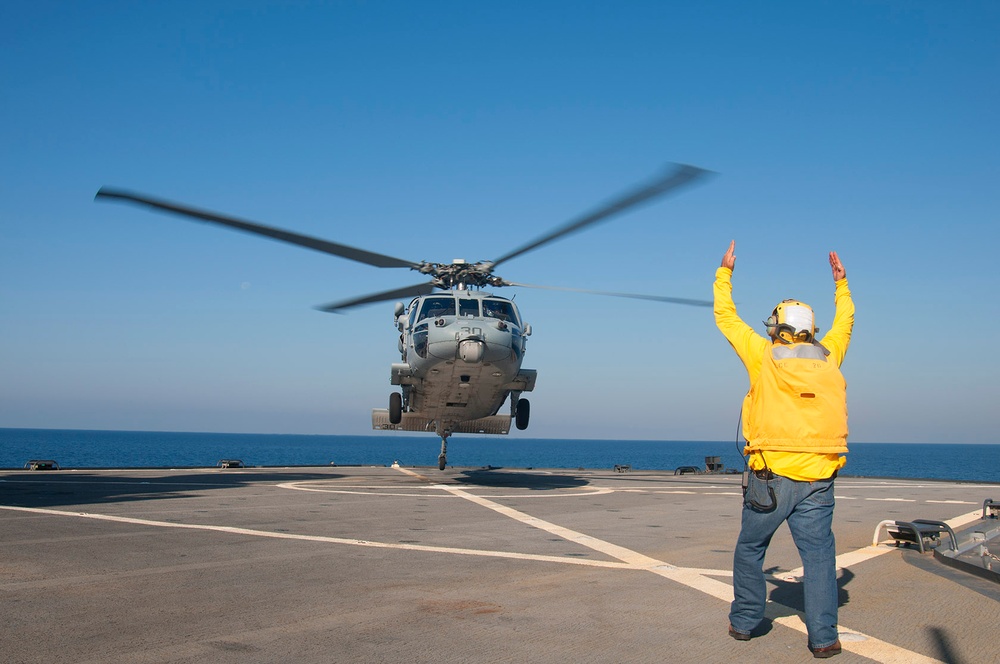 USS Mount Whitney operations