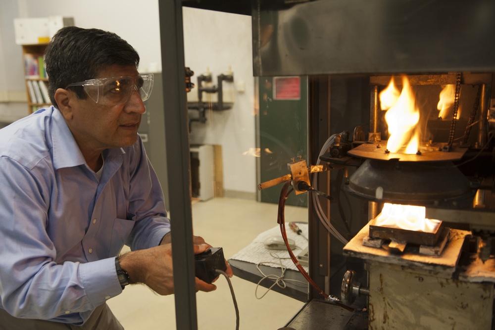 Conducting testing at Naval Surface Warfare Center Carderock Division