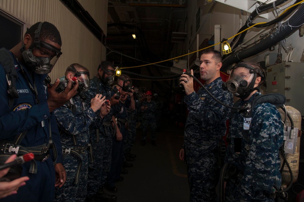 USS Stennis training