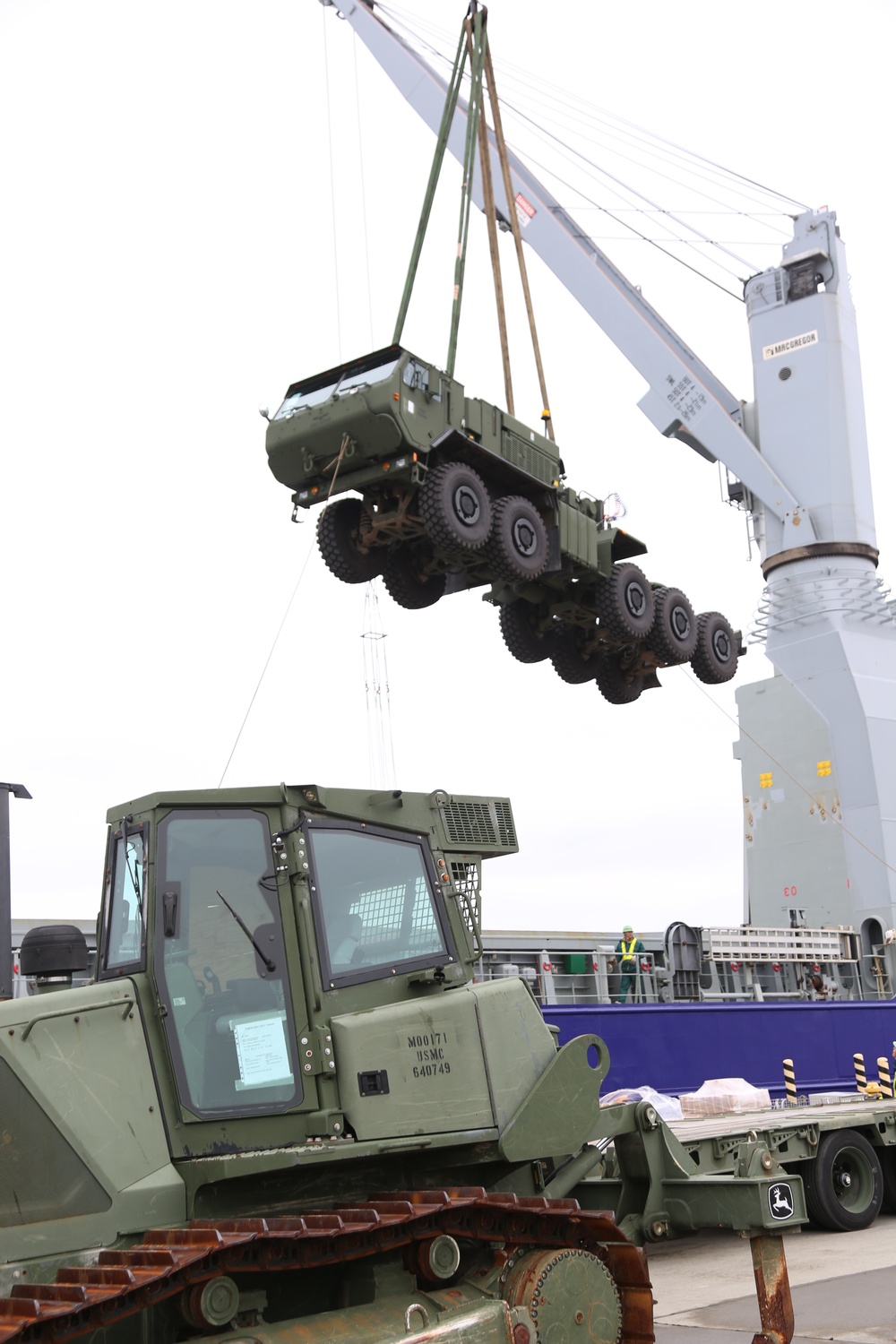MWSS-171 loads gear bound for Tinian, Forager Fury II