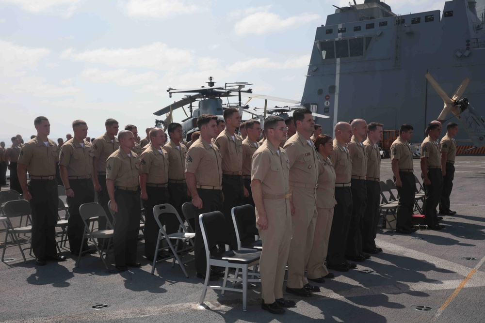 13th MEU Corporals Graduate Course at Sea