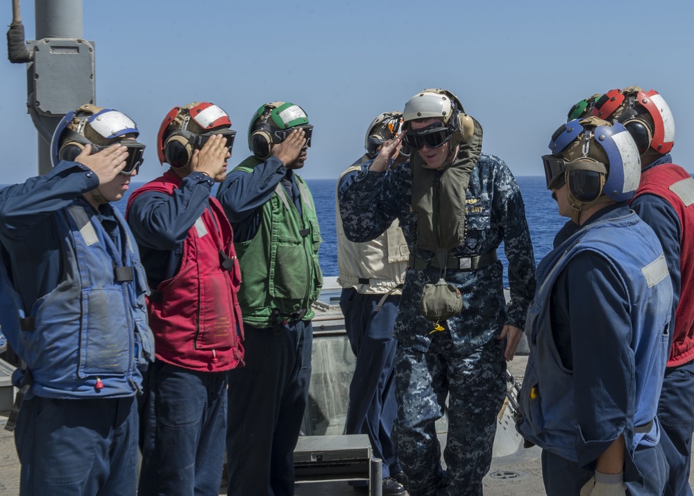 USS San Jacinto operations