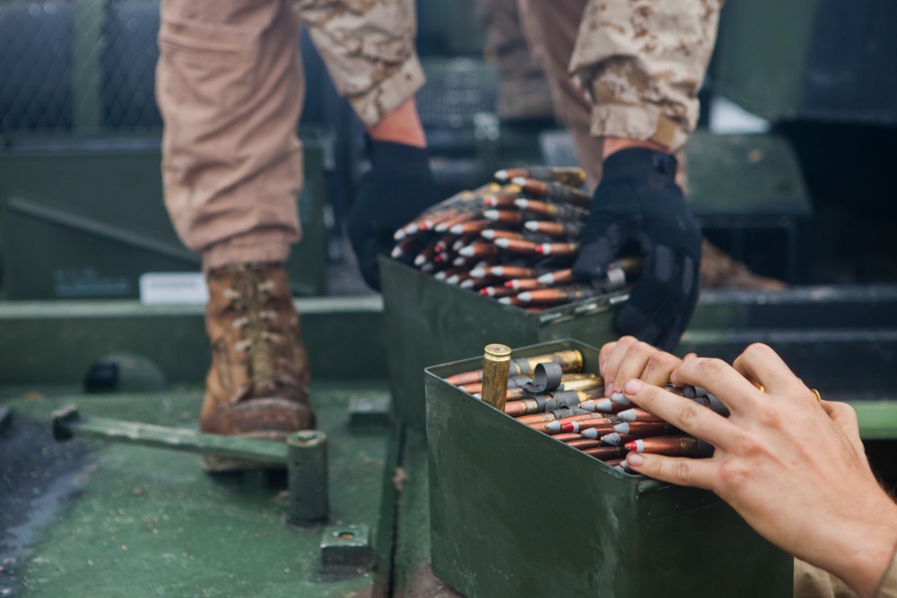 2nd Assault Amphibian Battalion Conducts a Field Exercise