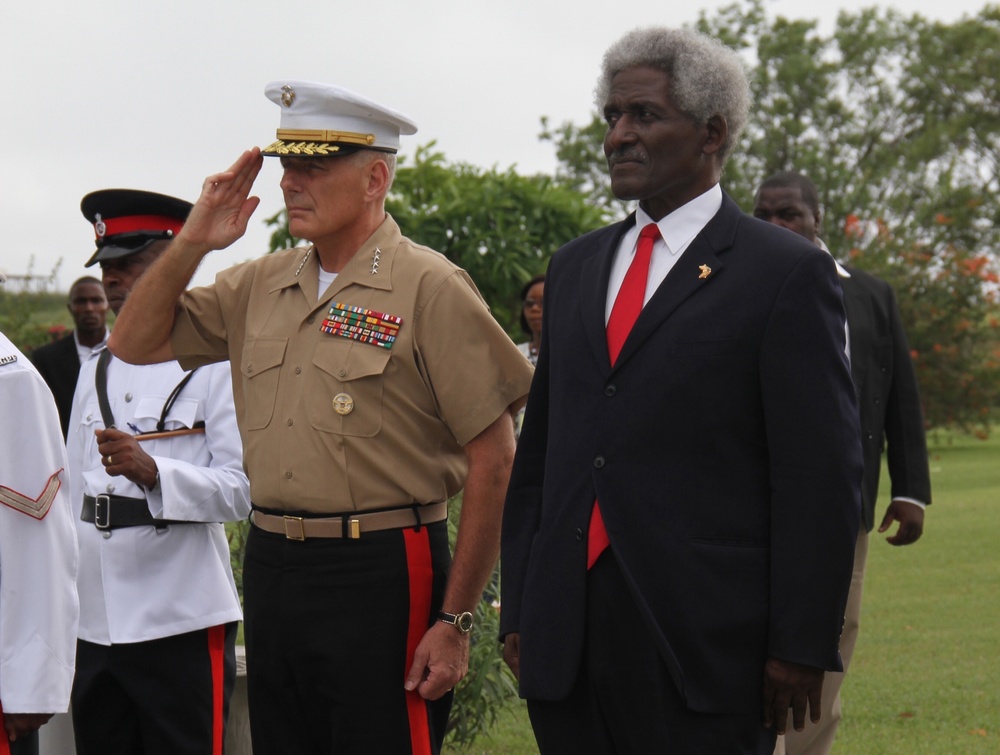 US leaders visit Grenada on the 30th anniversary of the US-led intervention