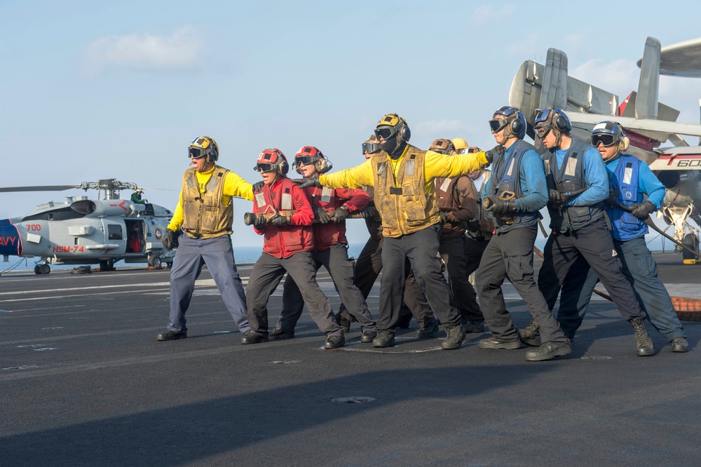 USS Harry S. Truman flight deck operations