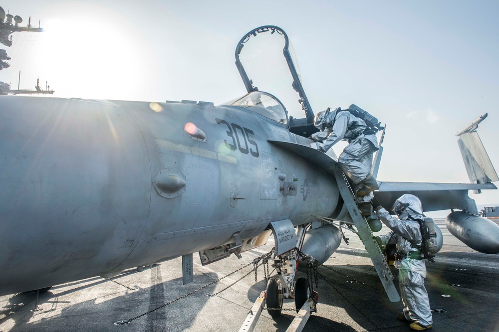 USS Harry S. Truman flight deck operations