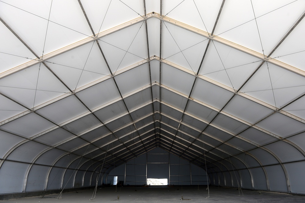 CTG 56.2 tension fabric structure build