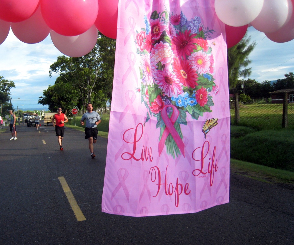 Pretty in pink: Joint Task Force-Bravo runs to fight breast cancer