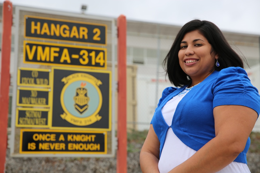 VMFA-314 wife shows steadfast devotion to a different kind of duty