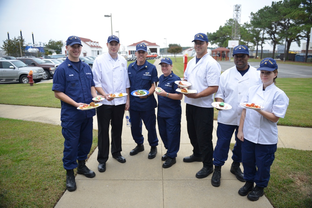 Coast Guard units participate in cooking competition in Va.