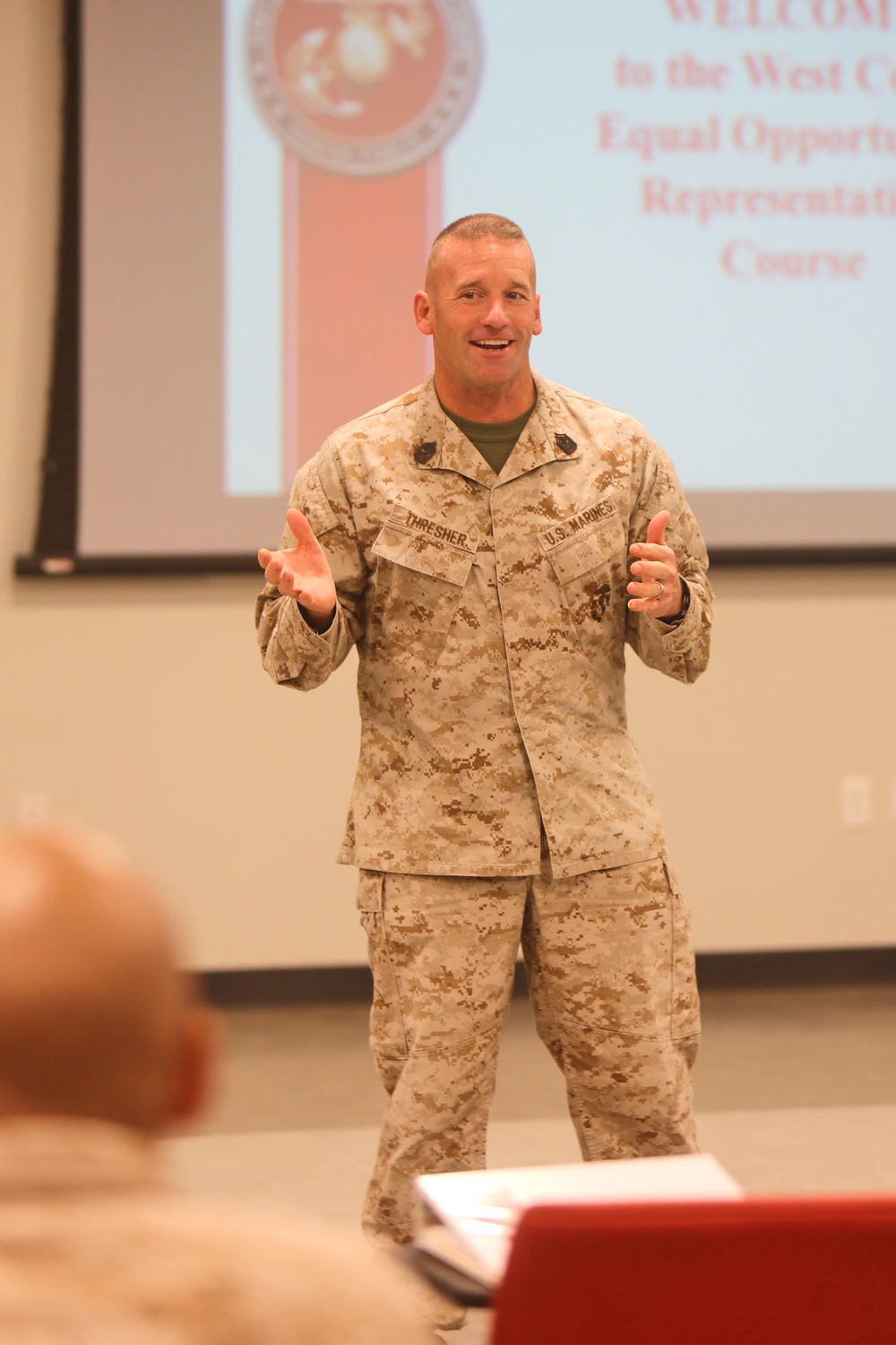 1st MLG commanding general kicks off Equal Opportunity Representative Course