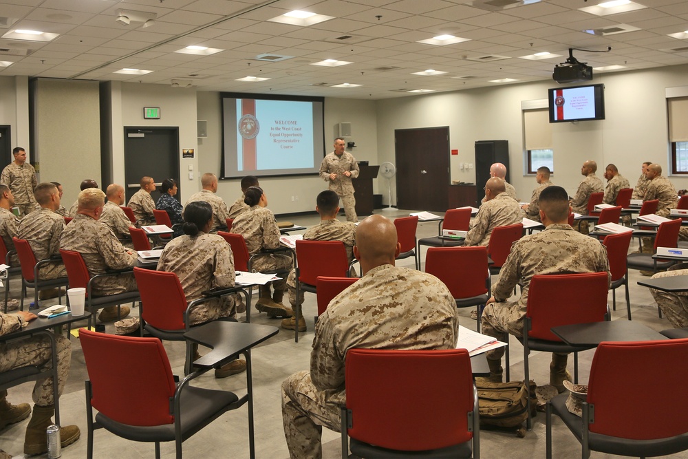 1st MLG commanding general kicks off Equal Opportunity Representative Course