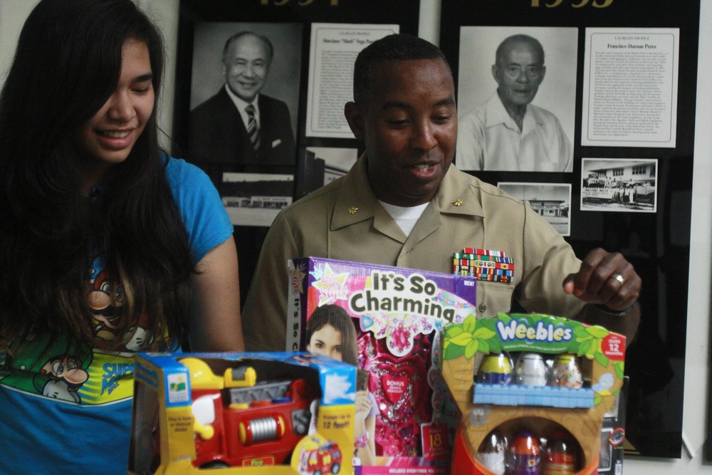 16th Birthday Toys for Tots donation