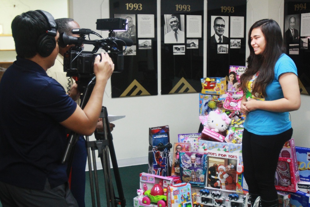 16th Birthday Toys for Tots donation