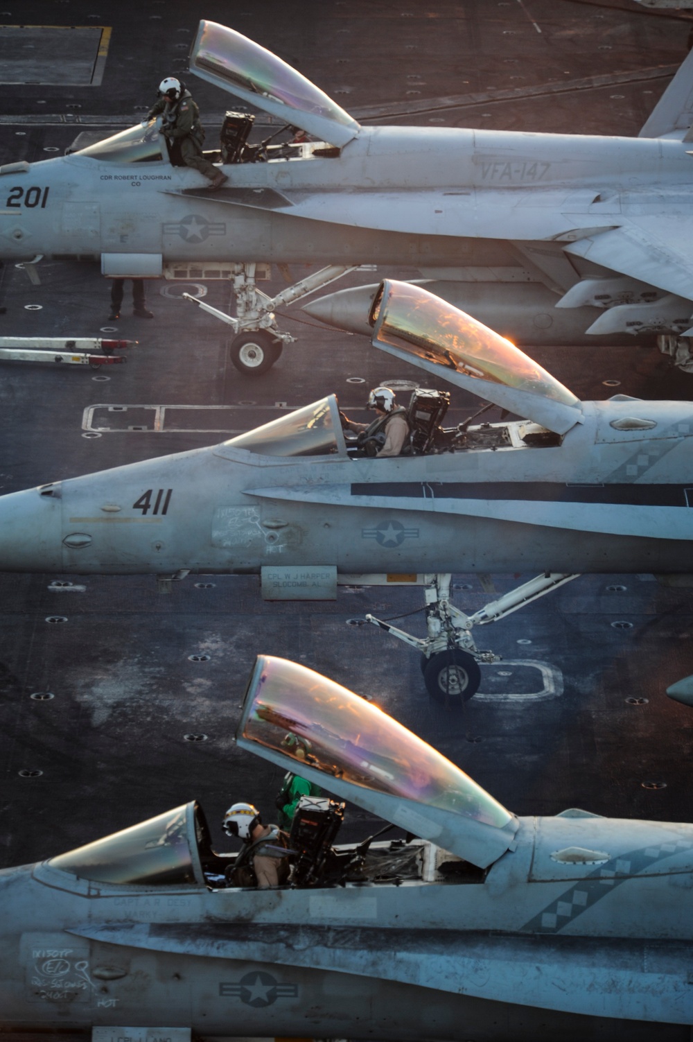 Nimitz flight deck operations