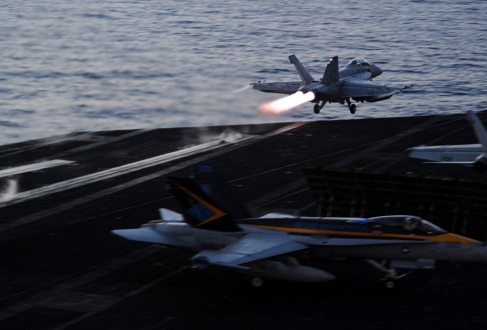 Nimitz flight deck operations