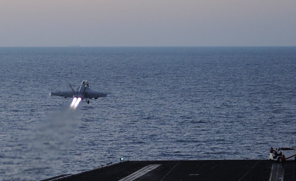 Nimitz flight deck operations