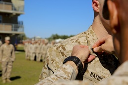 2/2 Fox Co. awards Marines with Purple Heart