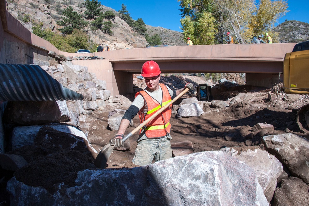 Colorado Route 36 flood damage reconstruction