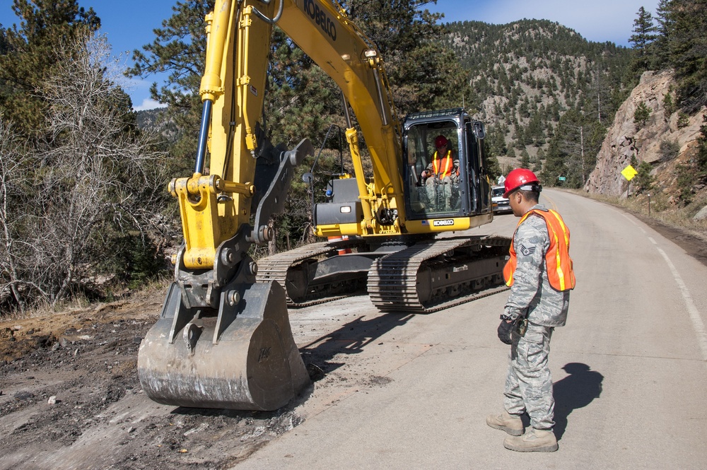 Colorado Route 36 flood damage reconstruction