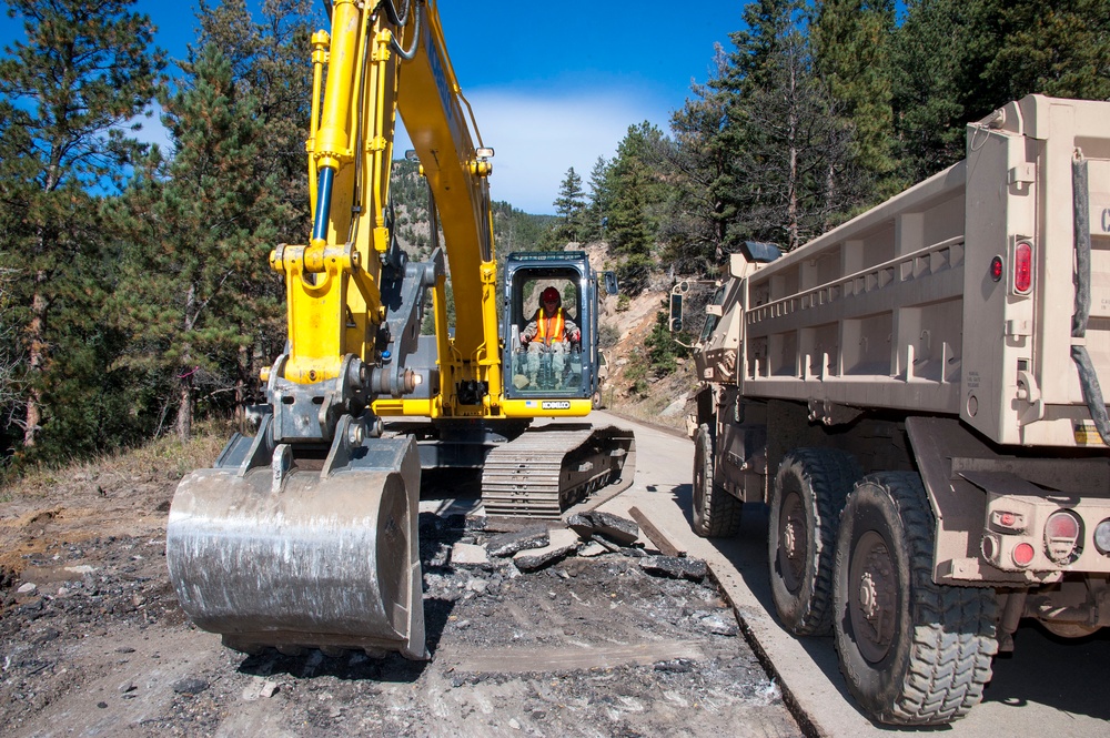 Colorado Route 36 flood damage reconstruction