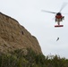 Coast Guard helicopter cliff rescue training