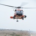 Coast Guard helicopter cliff rescue training
