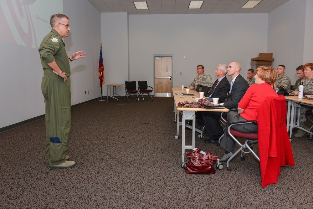 MLAs visit 165th Airlift Wing and meet with National Guard airmen