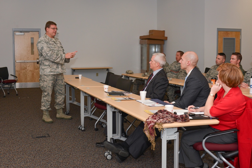 MLAs visit 165th Airlift Wing and meet with National Guard airmen