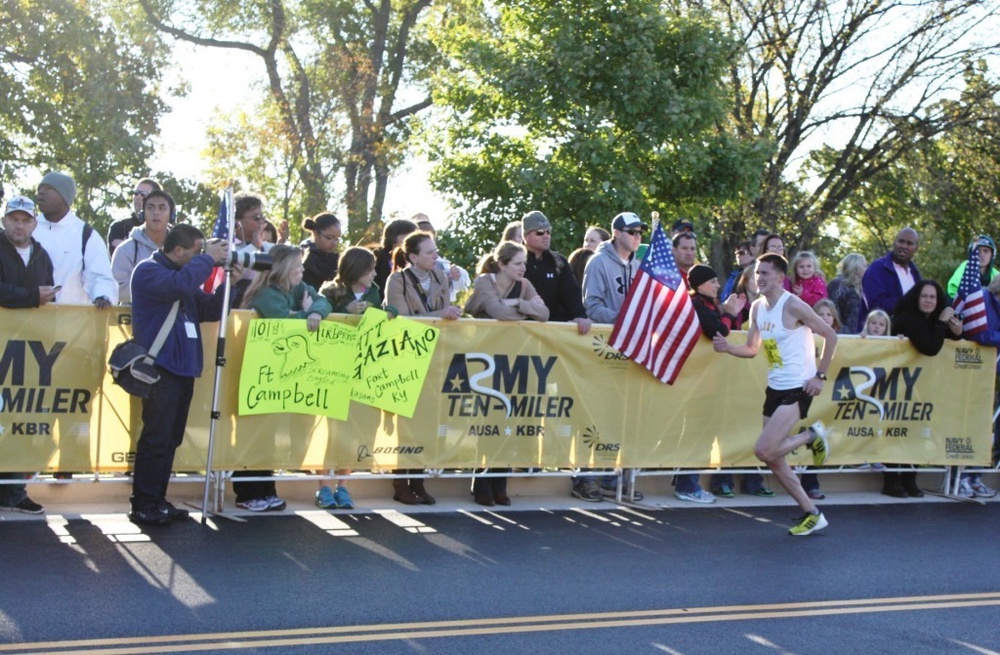 JBLM soldiers run for personal records in Army 10-miler