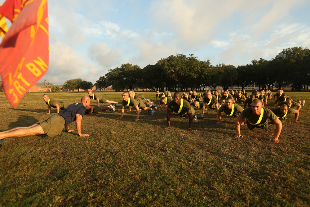 Photo Gallery: Marine recruits develop fitness early on Parris Island